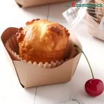 Kraft Paper board Food Tray -1 (Type 60mmx60mmx50(h)mm)